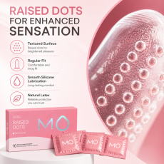 MO Raised Dots - Condoms with Gentle Dots (10 pcs)