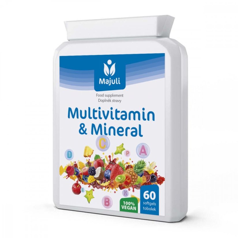 Majuli Multivitamin & Minerals 60 tablets VEGAN