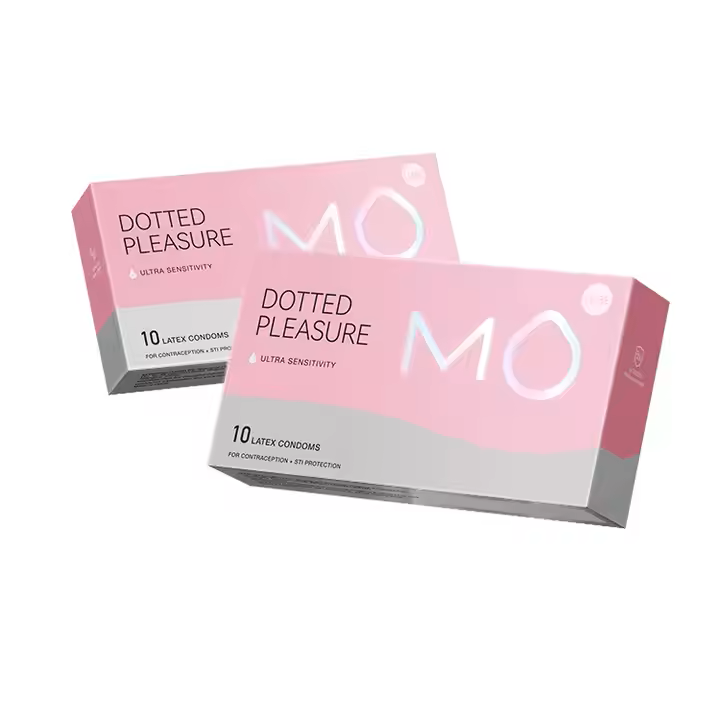 MO Dotted Pleasure - Pontozott óvszerek fokozott élvezetért (10 db)