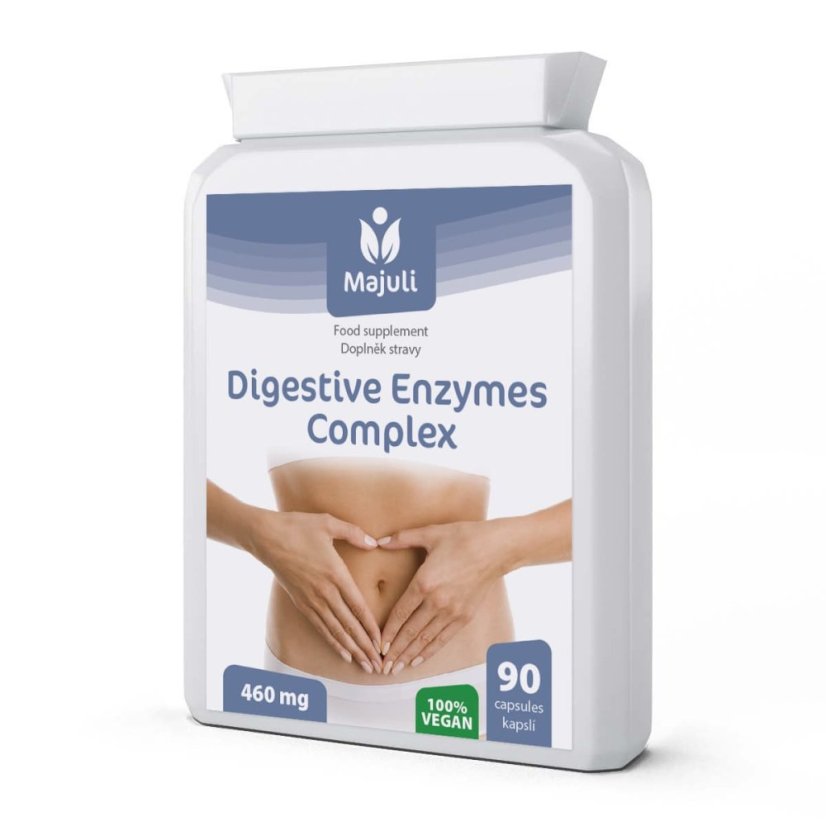 Majuli Komplex Tráviacich Enzýmov 460 mg 90 kapsúl VEGÁN