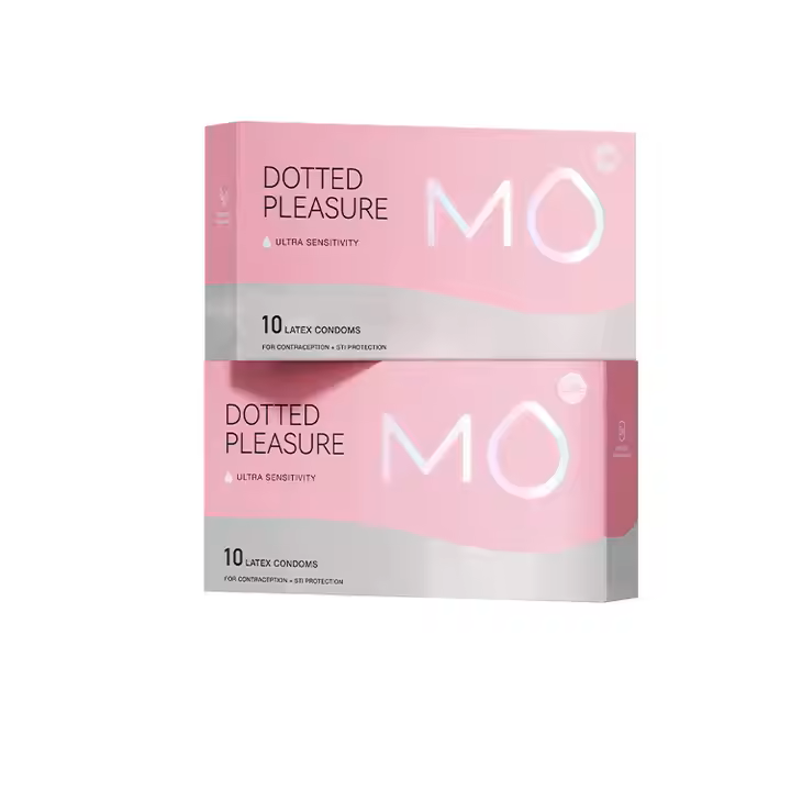 MO Dotted Pleasure - Pontozott óvszerek fokozott élvezetért (10 db)