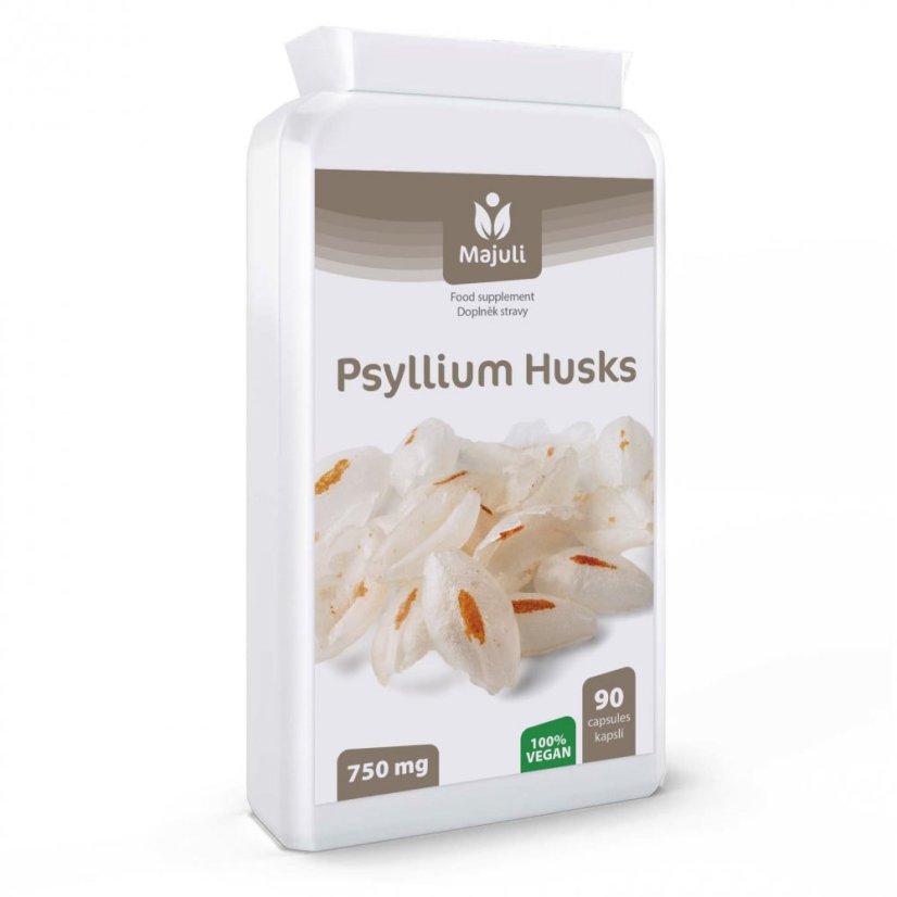 Majuli Psyllium 750 mg 90 capsule VEGAN