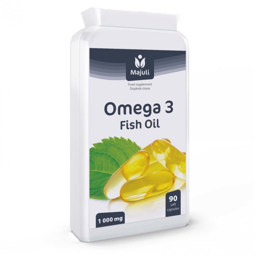 Majuli Omega 3 Olej Rybny 1000 mg 90 Kapsułek Miękkich