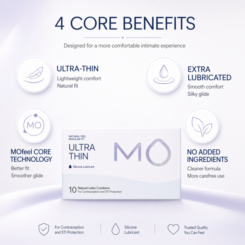 MO Ultra Thin - Extremely thin condoms (10 pcs)