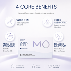 MO Ultra Thin - Extremely thin condoms (10 pcs)
