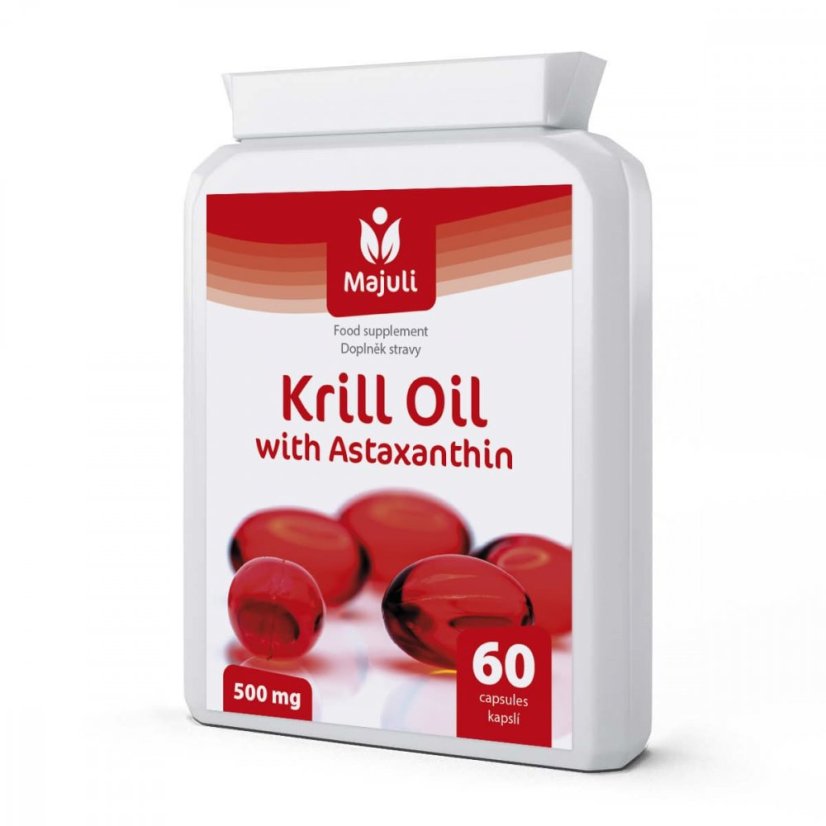 Majuli - Krilový olej / Krill oil 500 mg 60 kapsúl