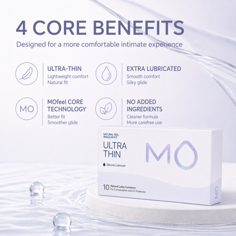 MO Ultra Thin - Extremely thin condoms (10 pcs)
