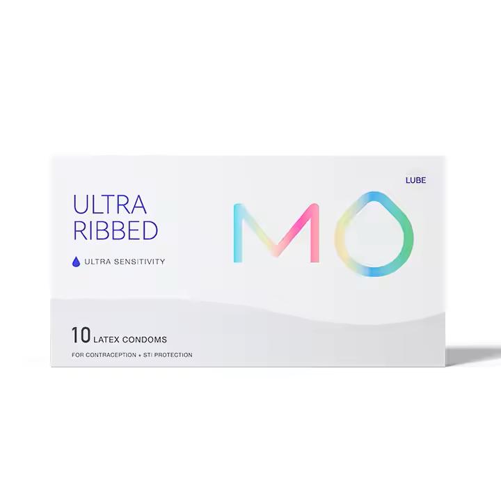 MO Ultra Ribbed - Extra bordázott óvszerek (10 db)