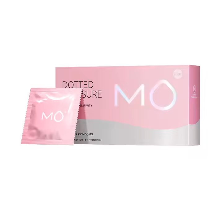MO Dotted Pleasure - Pontozott óvszerek fokozott élvezetért (10 db)