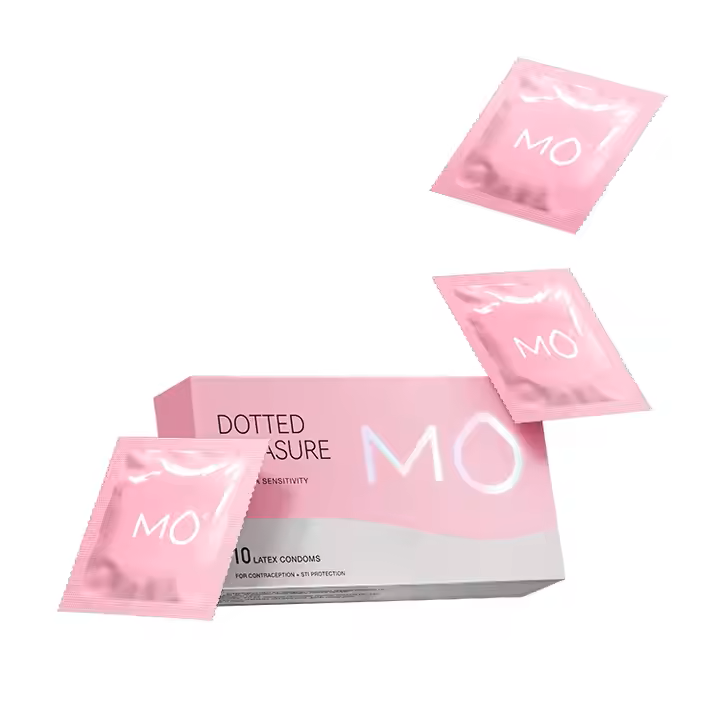 MO Dotted Pleasure - Pontozott óvszerek fokozott élvezetért (10 db)