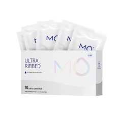 MO Ultra Ribbed - Exceptionally Ribbed Condoms (10 pcs)