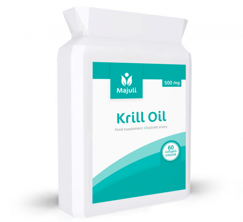Majuli - Krilový olej / Krill oil 500 mg 60 kapsúl