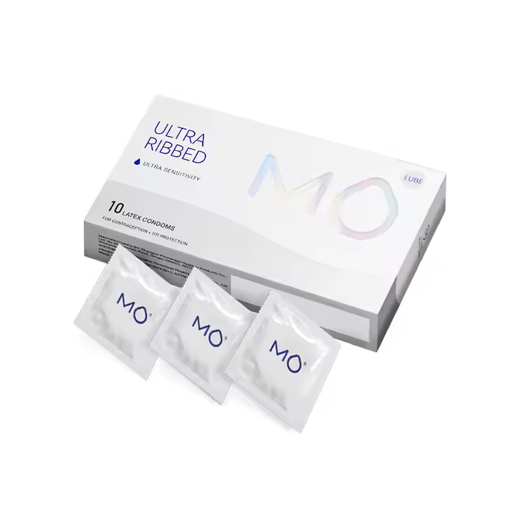 MO Ultra Ribbed - Extra bordázott óvszerek (10 db)