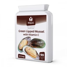 Majuli Green Lipped Mussel with Vitamin C 512 mg 90 Capsules